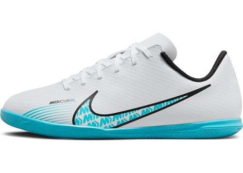 Nike Jr Vapor 15 Club Ic Sneaker, Weiß Baltischblau Rosa Explosion, 34 EU Nike Jr Vapor 15 Club Ic Sneaker, Weiß Baltischblau Rosa Explosion, 34 EU von Nike