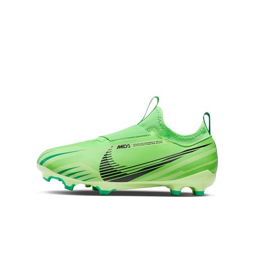 Nike Jr Zoom Vapor 15 Acad MDS Fgmg Fußballschuhe, Green Strike/Black-Stadium Green, 35.5 EU von Nike