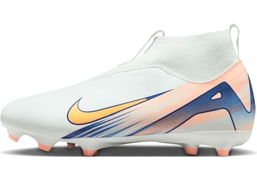 Nike Jr. Superfly 10 Academy Mercurial Dream Speed MG High-Top (ältere Kinder) Fußballschuh, Barely Green/MTLC Gold Coin, 36.5 EU von Nike