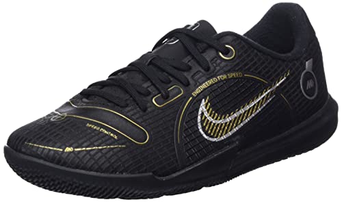 Nike Jr. Vapor 14 Academy Ic Soccer Shoe, Black Gold Silver, 33 EU Nike Jr. Vapor 14 Academy Ic Soccer Shoe, Black Gold Silver, 33 EU von Nike