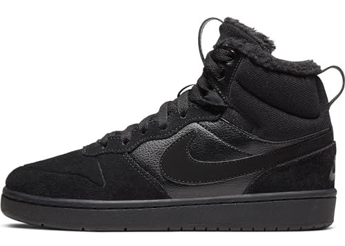 Nike Jungen Court Borough Mid 2 Boot Bg Sneaker, Schwarz, Medium EU von Nike