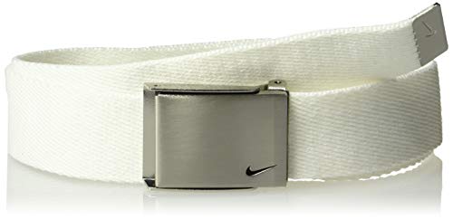 Nike Jungen Single Web Belt Gürtel, Weiß, Einheitsgröße von Nike