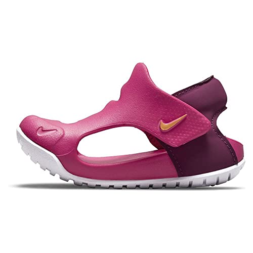 Nike Jungen Sunray Protect 3 Sneaker, Pink Prime Kumquat Sangria White, 33.5 EU von Nike