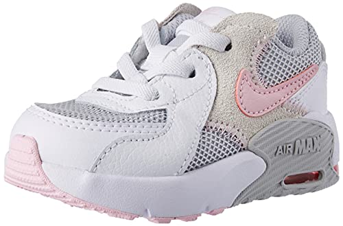 Nike Jungen Unisex Kinder Air Max Excee (Td) Sneaker, White Pink Foam Grey Fog, 25 EU von Nike