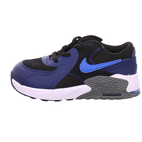 Nike Jungen Unisex Kinder Air Max Excee Sneaker, Black/Signal Blue-Blue Void-Iron Grey, 22 EU von Nike