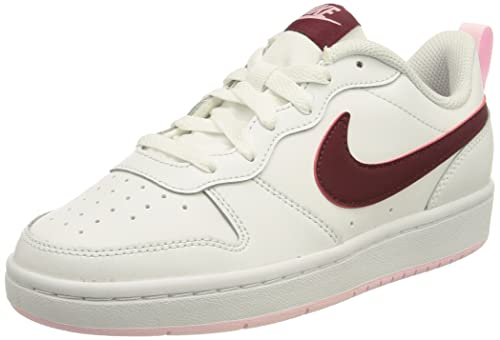 Nike Jungen Unisex Kinder Court Borough Low 2 (TDV) Sneaker, White Dark Beetroot Dark Beetr, 27 EU von Nike