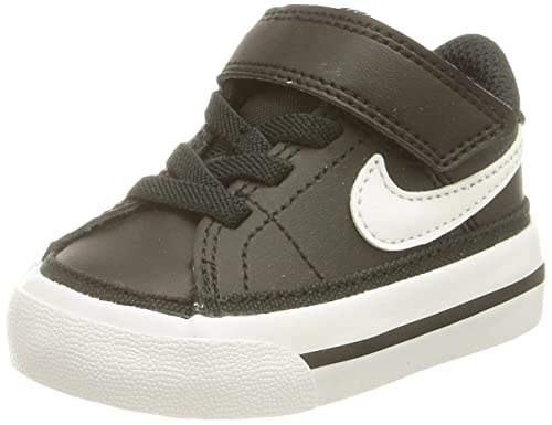 Nike Jungen Unisex Kinder Court Legacy (TDV) Sneaker, Black White Gum Light Brown, 18.5 EU von Nike