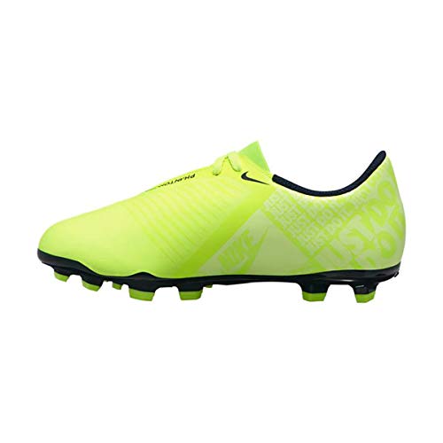 Nike Jungen Unisex Kinder Jr. Phantom Venom Club Fg Fußballschuhe, Grün (Volt/Obsidian/Volt 717), 33.5 EU von Nike