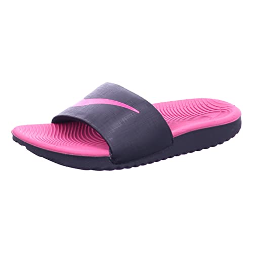 Nike Jungen Unisex Kinder Kawa Slipper, Black/Vivid Pink, 28 EU von Nike