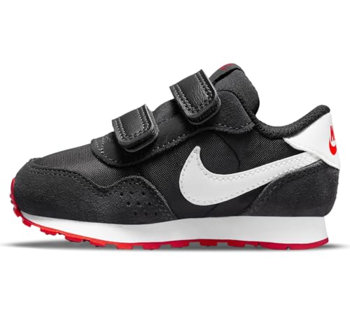 Nike Jungen Unisex Kinder MD Valiant Sneaker, Black/White-Dark Smoke Grey-University Red, 22 EU von Nike