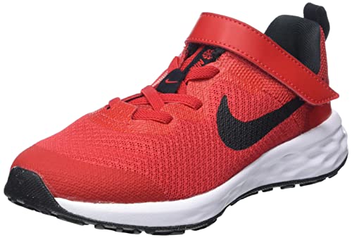 Nike Jungen Unisex Kinder Revolution 6 Sneaker, University RED/Black, 19.5 EU von Nike