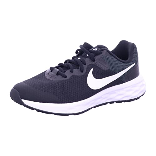 Nike Revolution 6 Kinder Sneaker, Black/White-Dk Smoke Grey, 28 EU von Nike