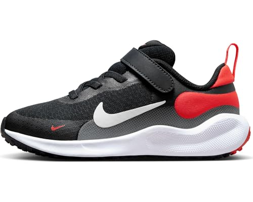 Nike Revolution 7 Schuh für jüngere Kinder, Dark Obsidian/White-Bright Crimson-Black, FB7690-400, 25 EU (8C US) von Nike