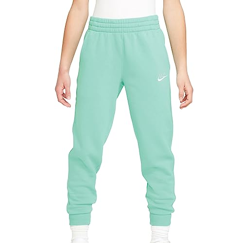 Nike K NSW Club FLC JGGR LBR Pants, Emerald Rise/Weiß, Medium Unisex von Nike