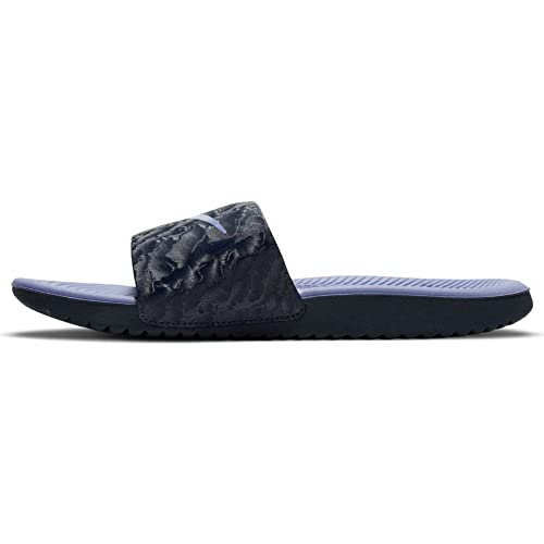 Nike Kawa Slide Sandal, Thunder Blue/Purple Pulse, 32 EU von Nike