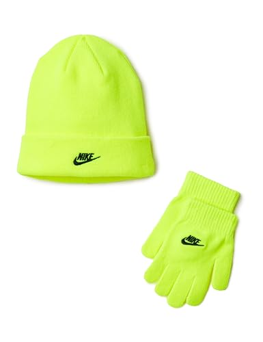 Nike Kids Club Set Beanie 4-7 Years, neongelb von Nike