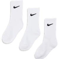 Nike Kids Crew 3 Pack Unisex Socken - Weiß - Größe 23.5 - 27 von Nike