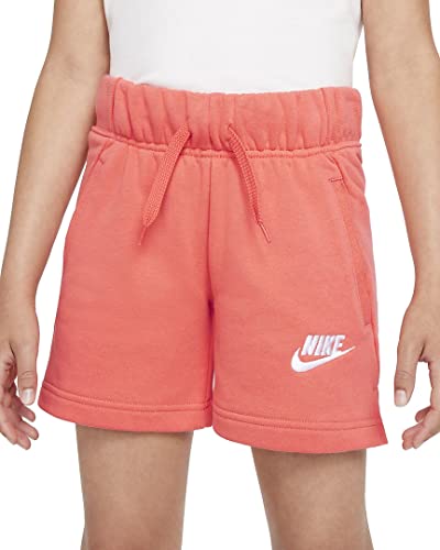 Nike Kinder NSW Club Ft 5 In Shorts, Magic Ember/White, M von Nike