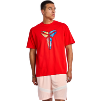 Nike Kobe Herren T-Shirts - Rot - Größe L - Baumwoll-Jersey von Nike