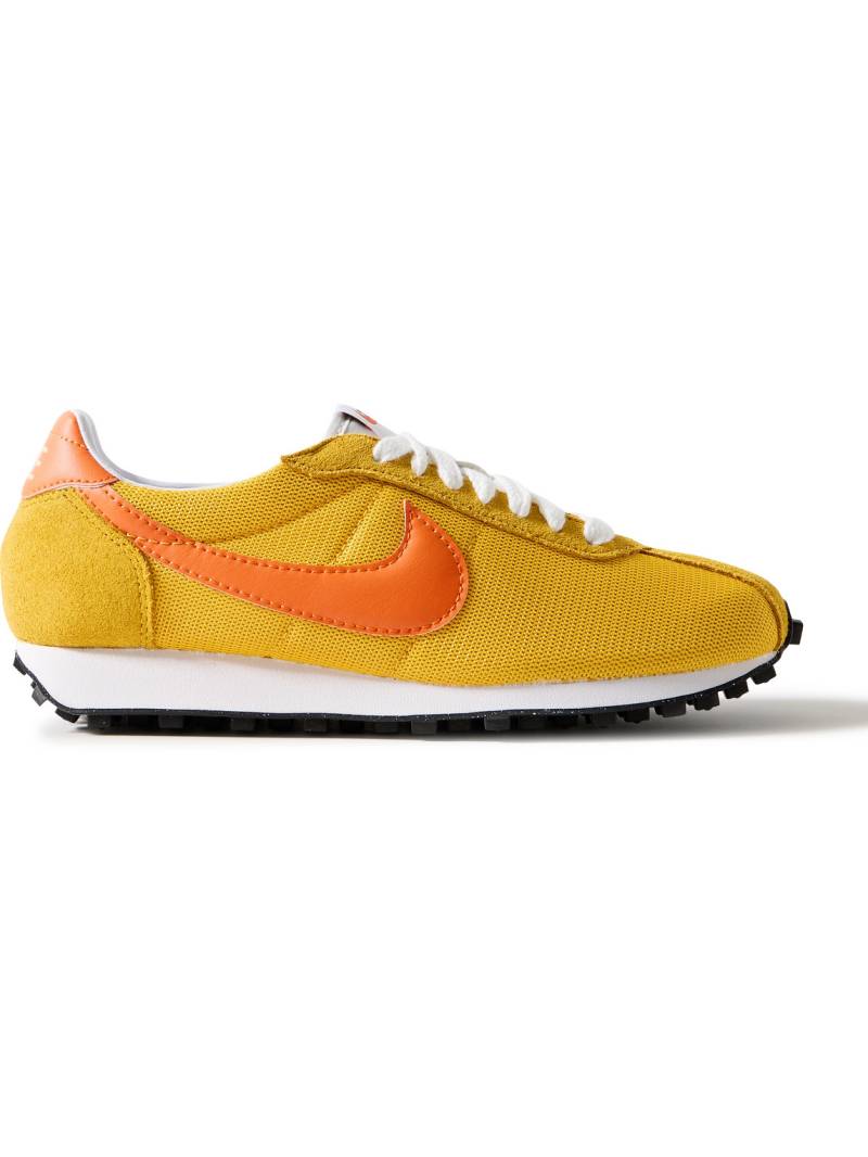 Nike - LD-1000 Leather and Suede-Trimmed Mesh Sneakers - Men - Yellow - US 5 von Nike