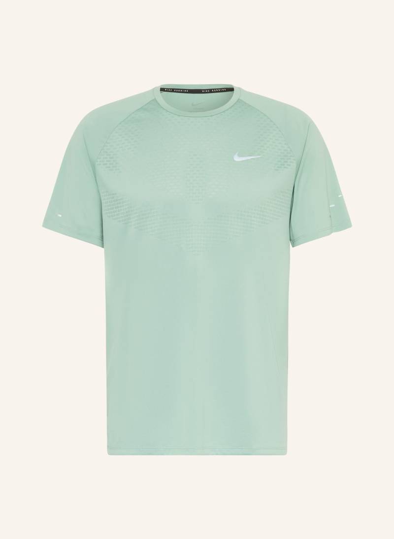 Nike Laufshirt Stride gruen von Nike