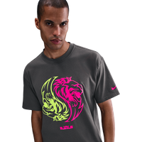 Nike LeBron Herren T-Shirts - Grau - Größe XL - Baumwoll-Jersey von Nike