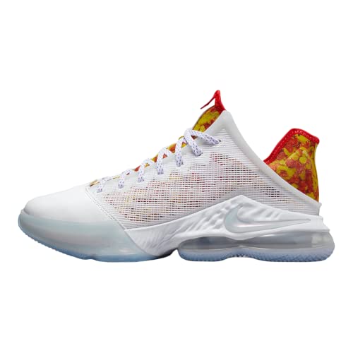 Nike Lebron 19 Low Limited Edition Magic Fruity Pebbles Basketballschuh DQ8344-100, Weiss/opulenter Garten, 47.5 EU von Nike