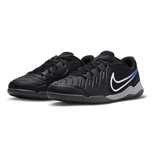 Nike Jr Legend 10 Academy Ic Fußballschuhe, Black/Chrome-Hyper Royal, 34 EU von Nike