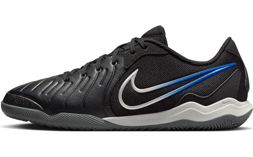 Nike Herren Legend 10 Academy Ic Fussballschuh, Black/Chrome-Hyper R, 36 EU von Nike