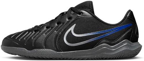 Nike Legend 10 Fussballschuh, Black Chrome Hyper Royal, 32 EU von Nike