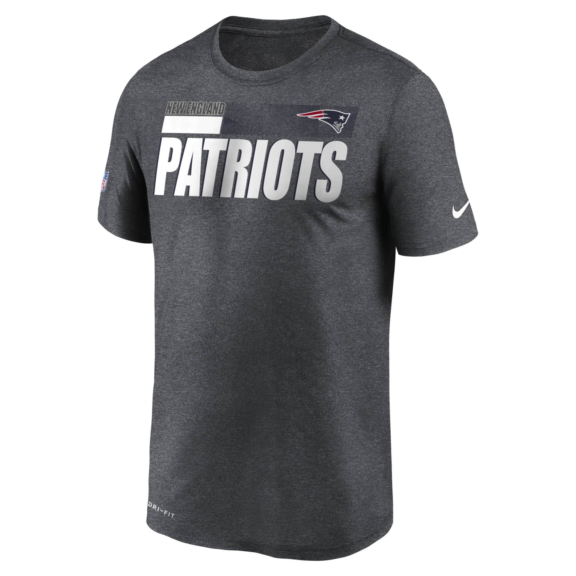 Nike Legend Sideline (NFL Patriots) Herren-T-Shirt - Grau von Nike