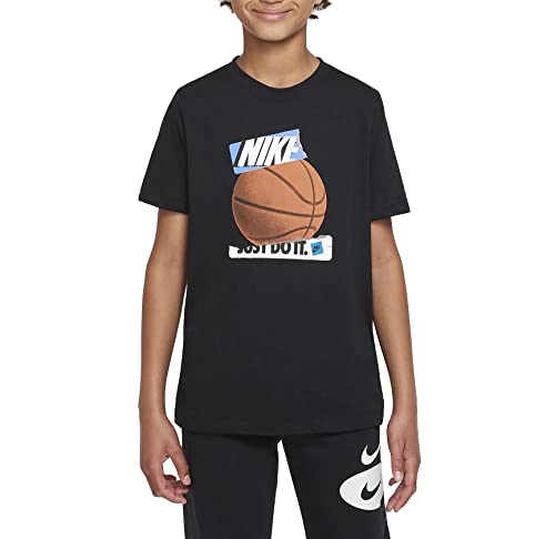 Nike Logo Kids T-Shirt (XS, Black) von Nike