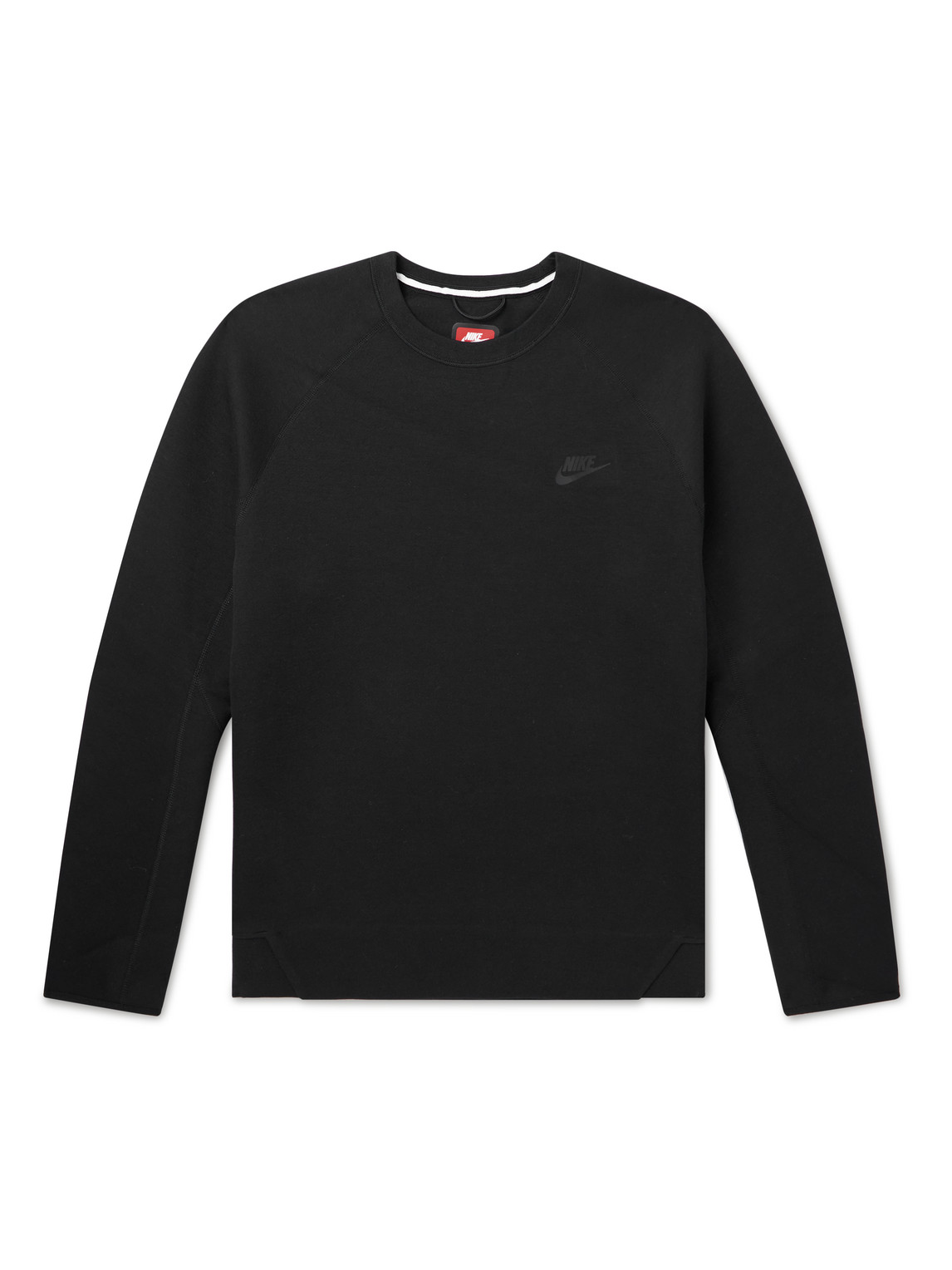 Nike - Logo-Print Cotton-Blend Jersey Sweatshirt - Men - Black - M von Nike