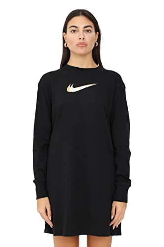 Nike Long-Sleeve Dress DO2580-010, Schwarz , XS von Nike