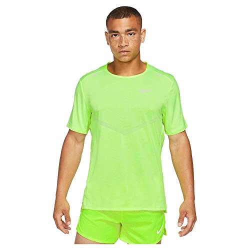 Nike Herren Dri-FIT Rise 365 Laufshirt Gelb S von Nike