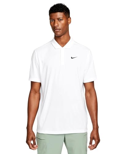 Nike M NKCT DF Polo SOLID, weiß(Weiss), Gr. L von Nike