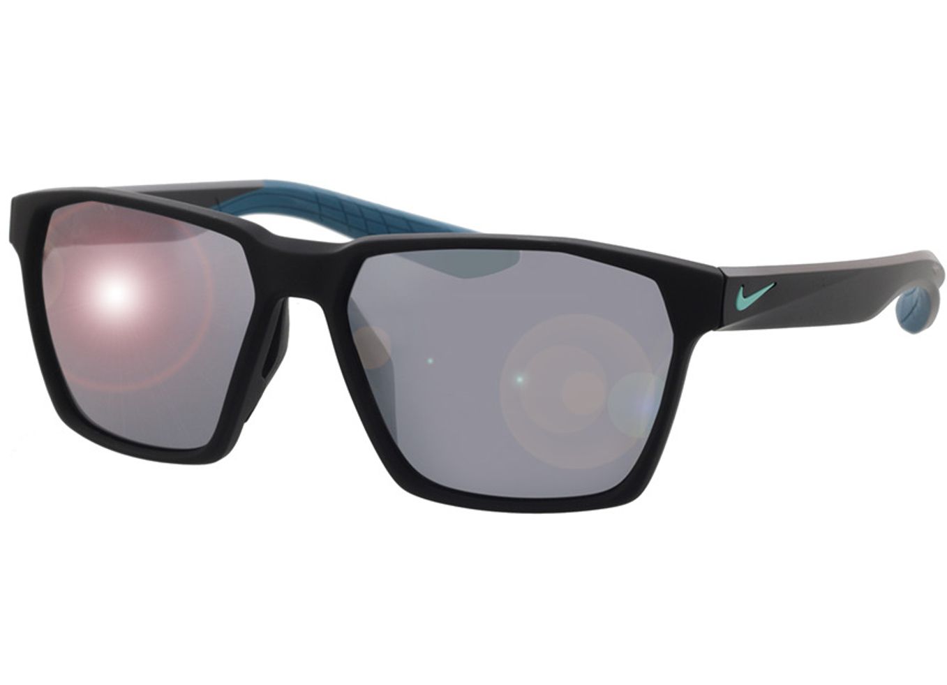 Nike MAVERICK S DJ0790 010 55-15 Sonnenbrille ohne Sehstärke, Damen/Herren, Vollrand, Eckig von Nike