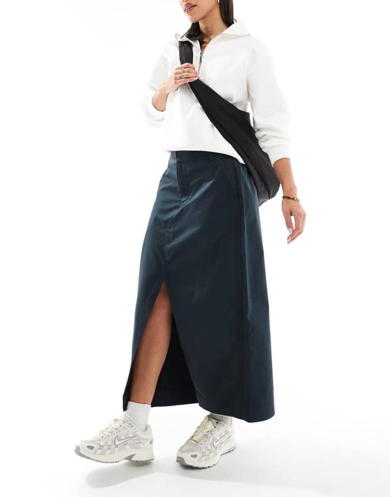 Nike - MSC - Maxirock aus Twill in Schwarz von Nike