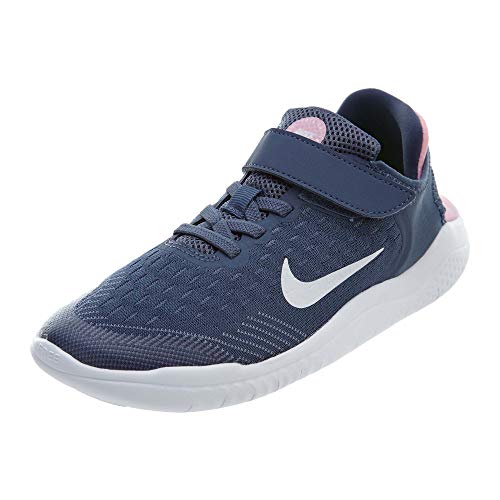 Nike Mädchen Kleinkinder Free Run 2018 Laufschuhe, Mehrfarbig (Diffused Blue/White/Ashen Slate/Pink 402) von Nike