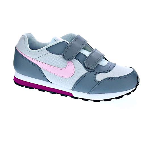 Nike Mädchen Md Runner 2 (PSV) Leichtathletikschuhe, Mehrfarbig (Pure Platinum/Pink Foam/Cool Grey 017), 27.5 EU von Nike