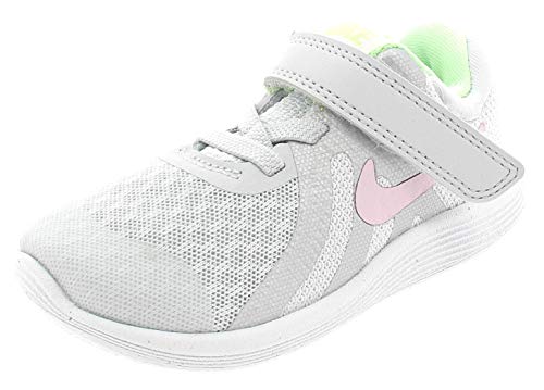 Nike Mädchen Revolution 4 (PSV) Leichtathletikschuhe, Mehrfarbig (Pure Platinum/Pink Foam/Platinum Tint 006), 28.5 EU von Nike