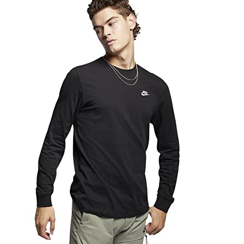 Nike Men's Sportswear Sweatshirt, Black/White, 4XL von Nike