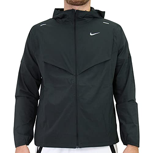 Nike Mens M NK RPL UV WINDRNNER JKT Jacket, Black/Reflective silv, 2XL von Nike