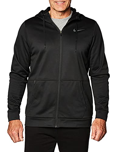 Nike Mens M NK TF HD FZ Sweatshirt, Black/Dark Grey, S von Nike