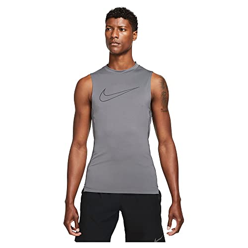 Nike Mens M NP DF TOP SL Tight Vest, Iron Grey/Black/Black, XL von Nike