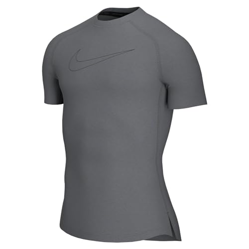 Nike Mens M NP DF Tight TOP SS T-Shirt, Iron Grey/Black/Black, 2XL-T von Nike
