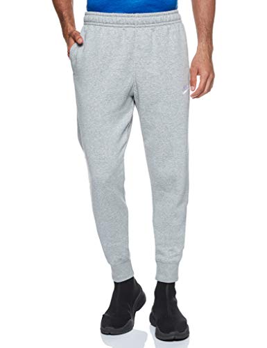 Nike Mens M NSW Club Jggr Bb Jogginghose, Dk Grey Heather/Matte Silver/(White), XS von Nike