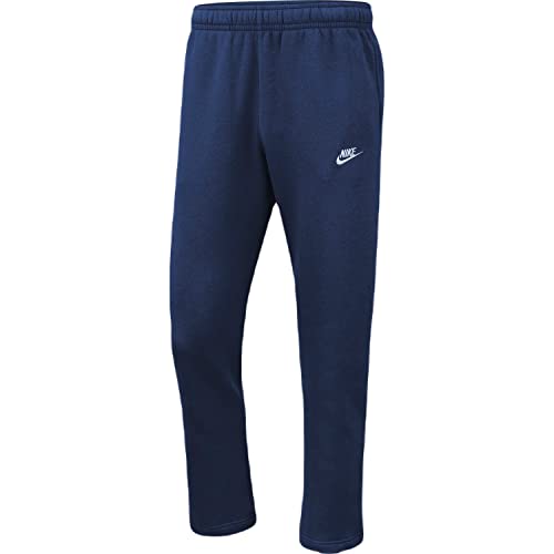 Nike Mens M NSW Club Pant Oh Bb Sweatpants, Midnight Navy/Midnight Navy/White, M von Nike