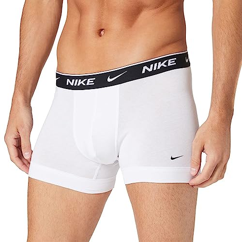 Nike Mens Trunk Boxer, White/Grey Heather/Black, S Kurz von Nike