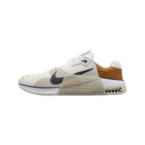 Nike Metcon 9 AMP Herren Trainingsschuhe (DZ2616-100, White/Light Bone/Limestone/Midnight Navy), Weiß/Light Bone/Limestone/Midnight Navy, 42.5 EU von Nike